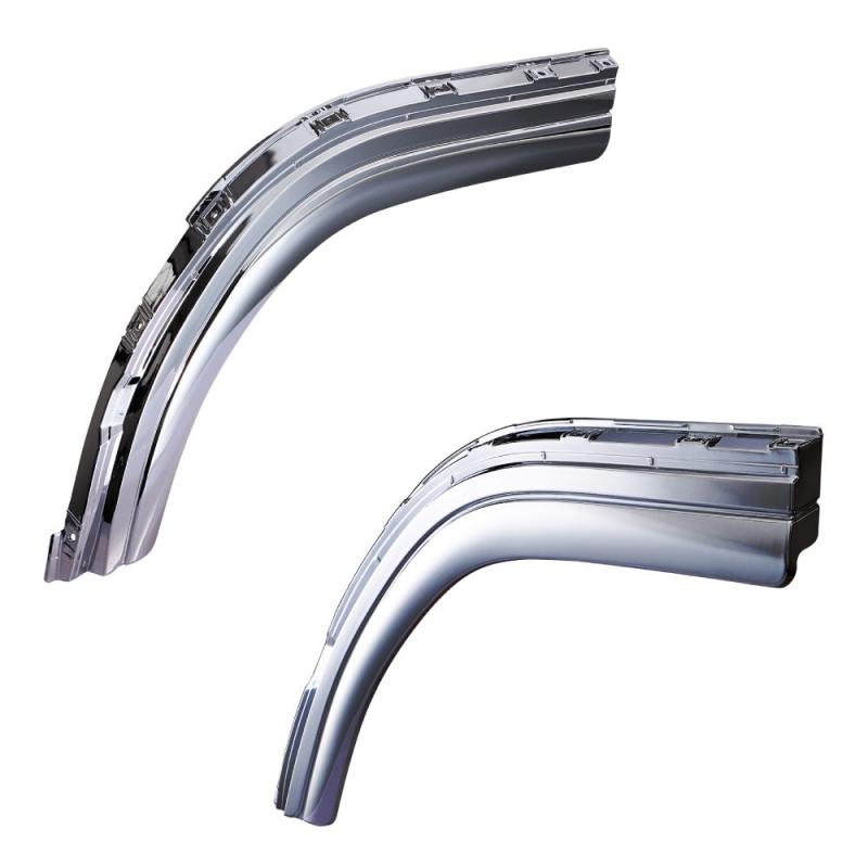 ブルーテック/ 20キャンター 標準車 ドアハンドル用ステンレス板(窓下ロング) ブルーテック/20キャンター標準/ワイド車 ドアハンドル用