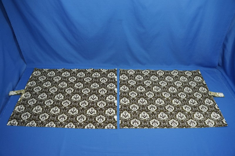 【NEW限定品】 新格子 金華山 ノーマルタイプ 裏地付き/裏地無し/両面 リアカーテン パーツ