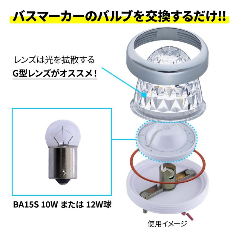 LEDハイパワーマーカーランプユニット ゆっくり点滅タイプ