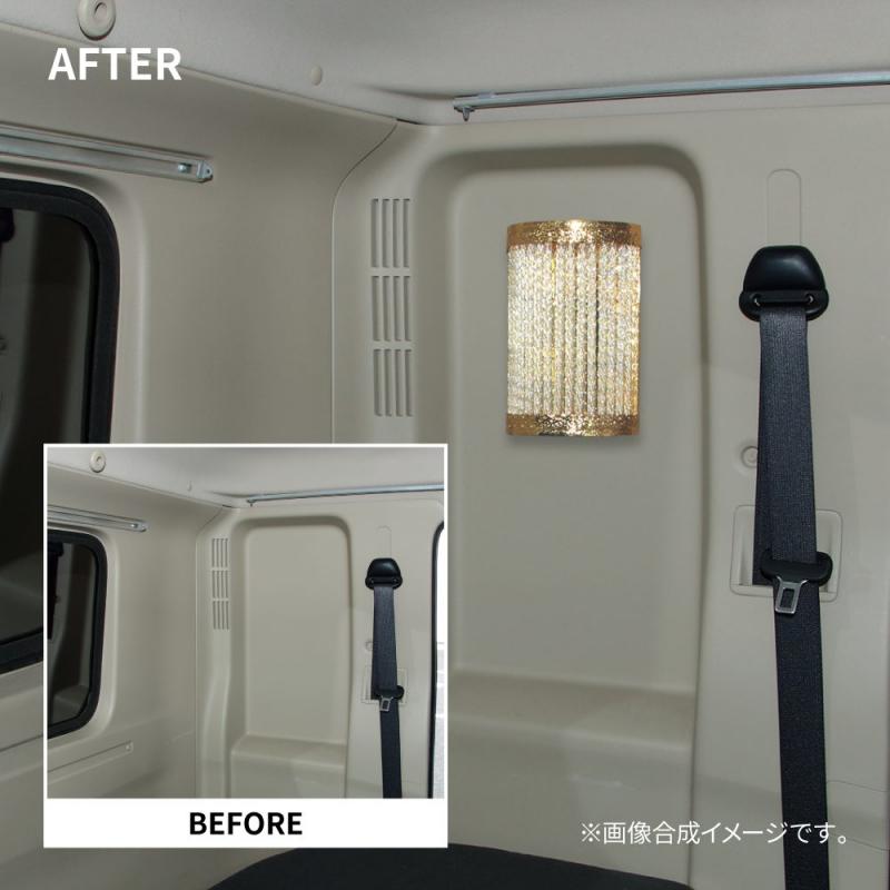 壁掛シャンデリア 丸型 ストロービーズ