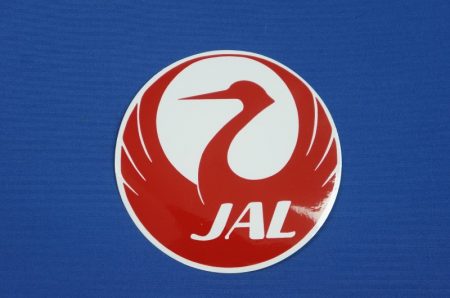 JAL　ステッカー　105mmΦ